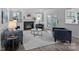 Inviting living room featuring a fireplace, stylish furniture, and a cozy atmosphere at 12524 Angel Oak Dr, Huntersville, NC 28078
