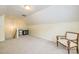 Spacious bonus room featuring neutral carpeting, chair rail and a large window at 13402 Mccoy Rd, Huntersville, NC 28078