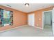 Quaint bedroom features bright cartoon curtains and neutral carpet at 13622 Stringfellow Ln, Charlotte, NC 28278