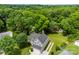 A house surrounded by dense trees and lawns at 13832 Queenswater Ln, Charlotte, NC 28273