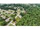 Aerial photograph highlights the location of a home amidst a well-kept residential area at 1616 Indian Springs Nw Dr, Conover, NC 28613
