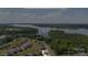 Aerial view showcasing the community near the lake at 17637 Snug Harbor Rd, Charlotte, NC 28278