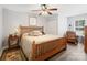 Relaxing bedroom with a comfortable bed, hardwood floors, closet space, and natural light at 1836 Fairlawn Ct, Rock Hill, SC 29732