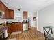 Kitchen with wood cabinets, stainless steel appliances, and granite countertops at 1836 Fairlawn Ct, Rock Hill, SC 29732