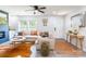 Bright living room featuring white walls and natural light at 2116 Eastway Dr, Charlotte, NC 28205