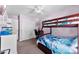 Bedroom with a bunk bed, desk, and a closet at 237 River Clay Rd, Fort Mill, SC 29708