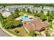 Beautiful aerial view of the pool and clubhouse within this pleasant residential community at 237 River Clay Rd, Fort Mill, SC 29708