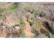 Aerial view of a plot of land marked off with a green border at 3515 Back Creek Church Rd, Charlotte, NC 28213