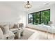 Inviting living room featuring a comfortable couch and large windows with great views at 408 Ideal Way, Charlotte, NC 28203