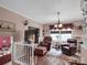 Living room featuring leather armchairs and hardwood floors at 409 Ridge Rd, Clover, SC 29710