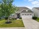 Beautiful home with landscaped front yard, stone facade and a welcoming two-car garage at 5059 Fenwick Ct, Lancaster, SC 29720
