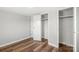 The bedroom has hardwood flooring and closet at 5354 Sherrills Ford Rd, Catawba, NC 28609