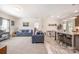 Open concept: living room, dining area and kitchen at 5720 Enochville School Rd, Kannapolis, NC 28081