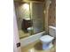 Bathroom offers a toilet, vanity with sink, and sliding shower doors at 5727 Dockside Dr, Charlotte, NC 28227