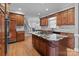 Spacious kitchen featuring a center island, stainless steel appliances, and ample cabinet space at 654 9Th N St, Albemarle, NC 28001