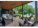 Spacious outdoor patio featuring comfortable seating, lush landscaping, and scenic views, ideal for relaxation and entertaining at 7221 High Point Ct, Charlotte, NC 28278