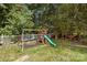 Spacious backyard with a playground and a hammock at 9261 Marvin School Rd, Marvin, NC 28173