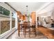 Inviting dining area connected to kitchen with natural light at 9319 Chislehurst Rd, Mint Hill, NC 28227