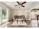 Relaxing living room with access to outdoor deck at 9319 Chislehurst Rd, Mint Hill, NC 28227