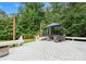 Spacious back deck featuring outdoor seating, perfect for enjoying the serene backyard at 1003 Snake River Ct, Monroe, NC 28110