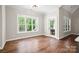 A light and airy living space with hardwood floors and natural light at 1004 E Sandy Ridge Rd, Monroe, NC 28112