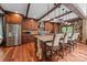 Spacious kitchen with stainless steel appliances, granite countertops, and an island with seating at 10919 Valley Spring Dr, Charlotte, NC 28277