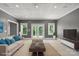 Inviting living room with comfortable seating, neutral tones, and bright natural light at 122 Long Cove Ln, Mooresville, NC 28117