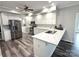 Stylish kitchen featuring stainless steel appliances, granite countertops, and ample cabinetry at 1238 Shinnville Rd, Cleveland, NC 27013