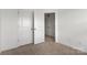 Bedroom with two closets and neutral carpet at 15034 Scoter St, Charlotte, NC 28262