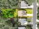 A bird's-eye view of the property showcasing the house, yard, and surrounding neighborhood at 1520 Deer Forest Dr, Fort Mill, SC 29707
