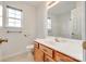 Well-lit bathroom featuring a single sink vanity with ample counter space and a toilet at 1520 Deer Forest Dr, Fort Mill, SC 29707