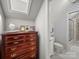 Charming half bathroom with unique decorative features and natural light at 1634 - B Union Rd, Gastonia, NC 28054