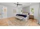 Bright bedroom with modern decor, plush rug, and a padded headboard for added comfort at 2121 Laburnum Ave, Charlotte, NC 28205