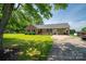 Beautiful brick home featuring blue shutters, manicured landscaping, and an attached carport on a spacious lot at 233 Reliance Rd, Kings Mountain, NC 28086