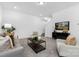 Bright living room featuring plush seating, modern decor, and a stylish coffee table at 24578 Blue Heron Cir # 407, Lancaster, SC 29720