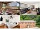 Various scenes including an outdoor porch, a living room, a bedroom, and the building's exterior at 2607 Vail Ave, Charlotte, NC 28207