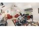Spacious living room/entertainment area features a vaulted ceiling, comfortable seating, and stylish decor at 3441 Club Ridge Ct, Gastonia, NC 28056