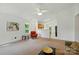 Open living space with a partial view of the kitchen, offering a seamless flow for modern living and entertaining at 611 Annalinde Ln, Rock Hill, SC 29732