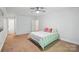 Serene bedroom with a ceiling fan, neutral decor, and plenty of space, creating a relaxing retreat for rest and rejuvenation at 611 Annalinde Ln, Rock Hill, SC 29732