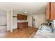 Functional kitchen with wood cabinets, durable countertops, and a stainless-steel sink, offering ample prep space at 828 Carver St # 17-19, Shelby, NC 28152