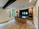 Modern kitchen featuring a large island, stainless steel appliances, and sleek countertops at 908 Apex Dr, Albemarle, NC 28001