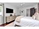 Bedroom featuring light-colored wood floors and stylish furnishings at 9423 Man O War Rd, Fort Mill, SC 29707