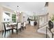 Bright dining area with access to kitchen and staircase at 9858 Jack Nicklaus Dr # 897, Lancaster, SC 29720