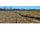 Expansive land with an irrigation ditch featuring a marker stake at 0000 Milling Rd, Rock Hill, SC 29730