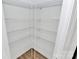 Pantry closet with ample storage space and wire shelving at 13022 Rover St, Charlotte, NC 28273