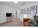 Cozy living room with modern decorations, comfortable chair, and neutral carpet at 1315 Elizabeth Ave, Kannapolis, NC 28083