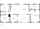 Layout of a home showing the living room, kitchen, bedrooms, laundry, and bathrooms at 132 Windy Hill Rd, Statesville, NC 28625