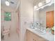 Cozy bathroom featuring vintage tile and ample natural light at 2831 Puetts Chapel Rd, Bessemer City, NC 28016