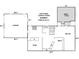 Layout of the basement features a garage, rec room, brick patio, and mech. room at 2836 20Th Street Ne Ln, Hickory, NC 28601