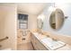 Bathroom with double sinks and vanity at 2836 20Th Street Ne Ln, Hickory, NC 28601